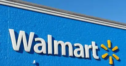 Close up of Walmart signage, representing the Walmart fish oil class action.