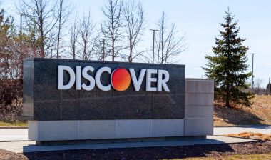 Discover Bank signage, representing the Discover Bank DACA settlement.