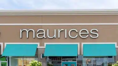Close up of Maurices signage, representing the Maurices class action.