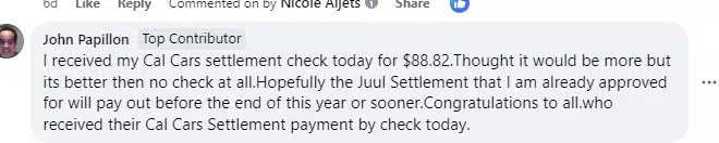 CalCarsFB4-3-24 class action settlement payouts