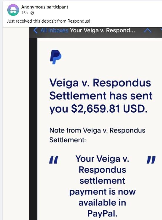 RespondusFB3-29-24 settlement checks