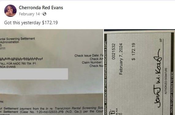 TransunionRentalScreeningFB2-14-24 settlement payments