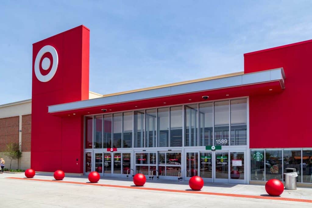 Exterior of a Target store, representing the Target biometric privacy class action lawsuit."