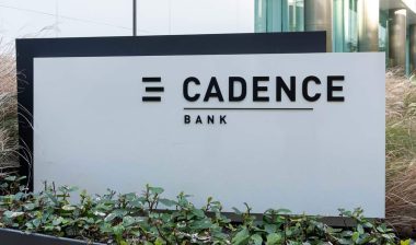 Cadence bank signage, representing the Cadence Bank class action.