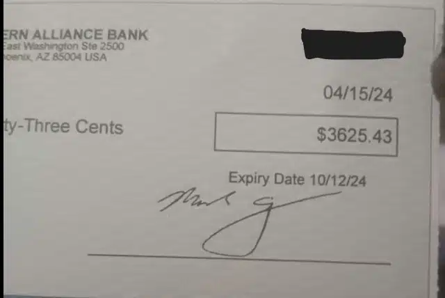 PulszFB4-22-24 checks in the mail