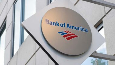 Close up of Bank of America signage, representing the Bank of America class action.