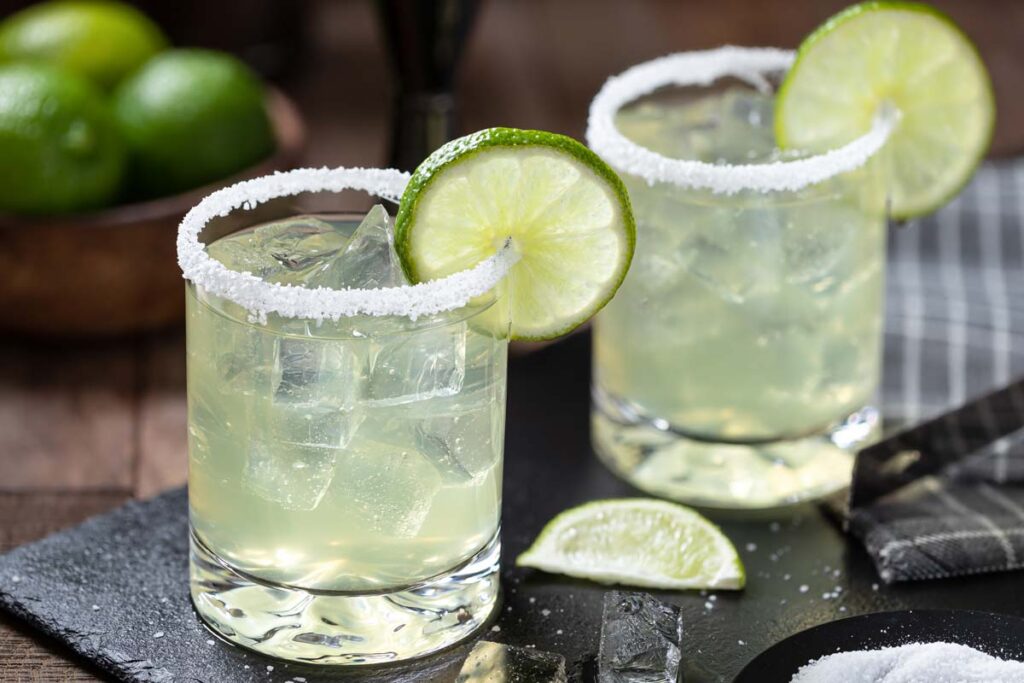 Close up of two margarita cocktails, representing the Chi-Chi’s Original Margarita bottles class action.