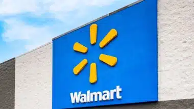 Close up of Walmart signage, representing the Walmart class action.