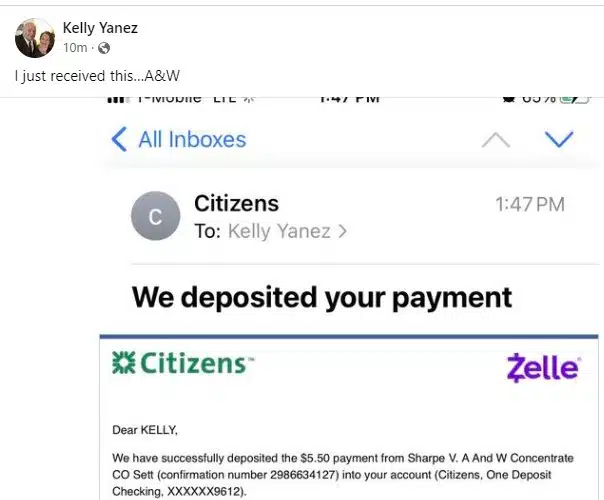 AWFB5-14-24 checks in the mail