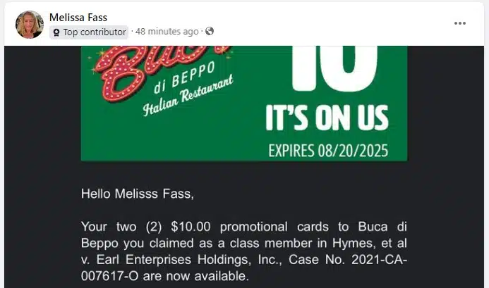 EarlEnterpriserestaurantsFB5-17-24 checks in the mail