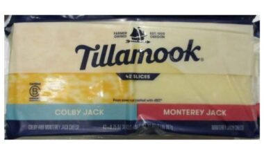 Product photo of recalled Tillamook cheese sold at Costco, representing the Costco recall.