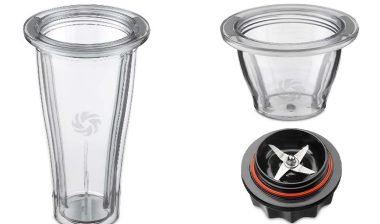 Product photo of recalled blending containers and bases by Vitamix, representing the Vitamix recall.
