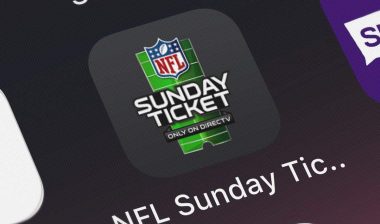 Close up of NFL Sunday Ticket app icon, representing the NFL Sunday Ticket trial.