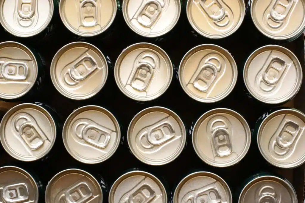 Top view of coffee cans, representing the Snapchill coffee recall.