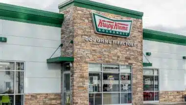 Exterior of a Krispy Kreme store, representing the Krispy Kreme class action.