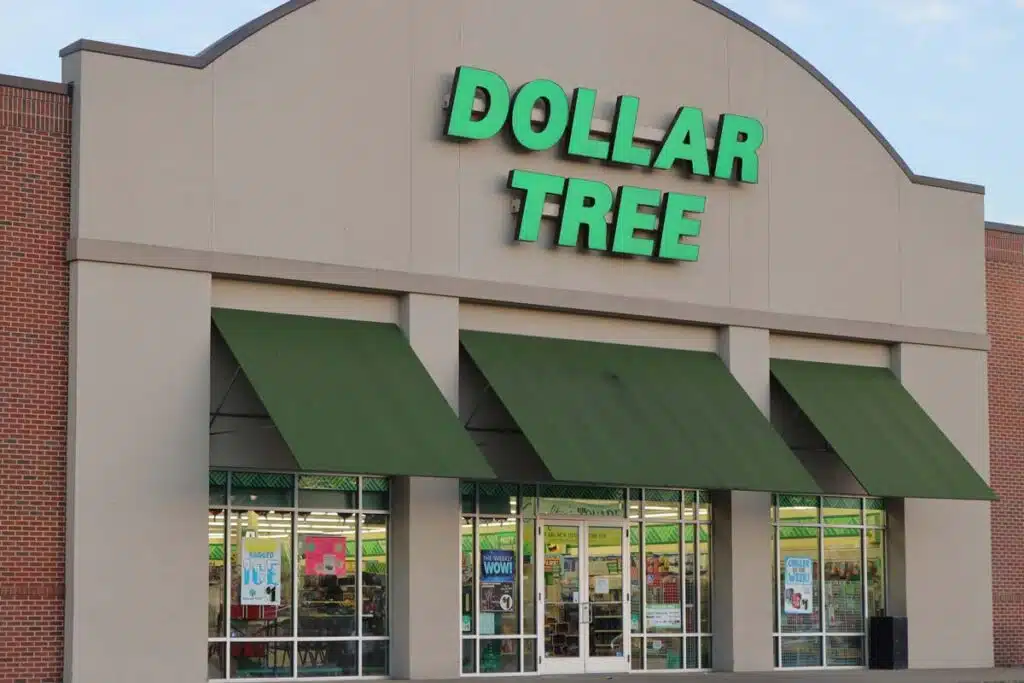 Exterior of a Dollar Tree store, representing the Dollar Tree recall.