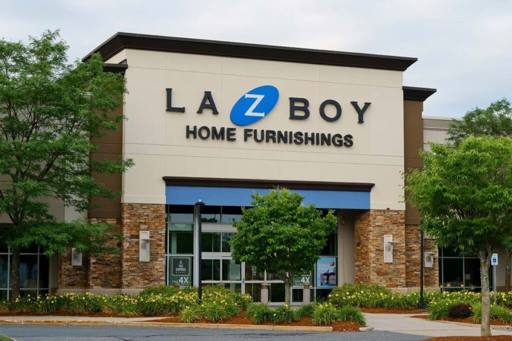 Exterior of a La-Z-Boy store, representing the La-Z-Boy class action.