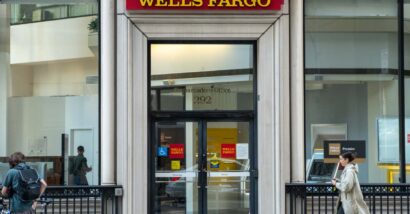 Exterior of a Wells Fargo location, representing the Wells Fargo class action.