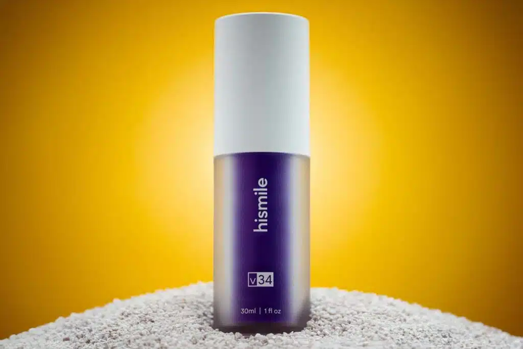 Product photo of HiSmile toothpaste, representing the HiSmile class action.