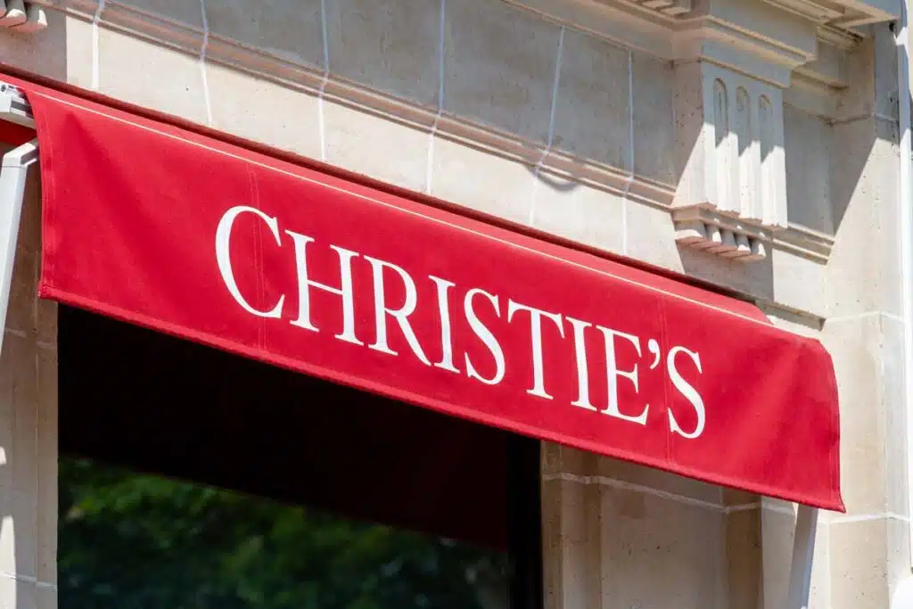 Close up of Christie's signage, representing the Christie's data breach class action.