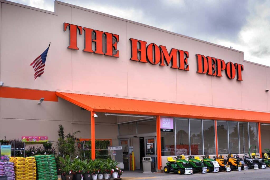 Exterior of a Home Depot store, representing the Home Depot class action.