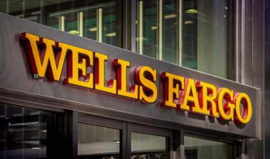 Close up of Wells Fargo signage, representing the Wells Fargo class action.
