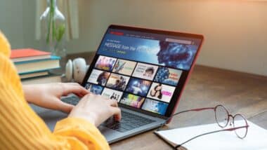 Interface of video distribution service. Subscription service.