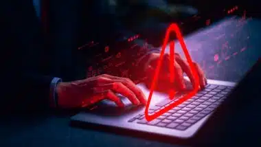 System Hack Warning Alert Cybersecurity Breach