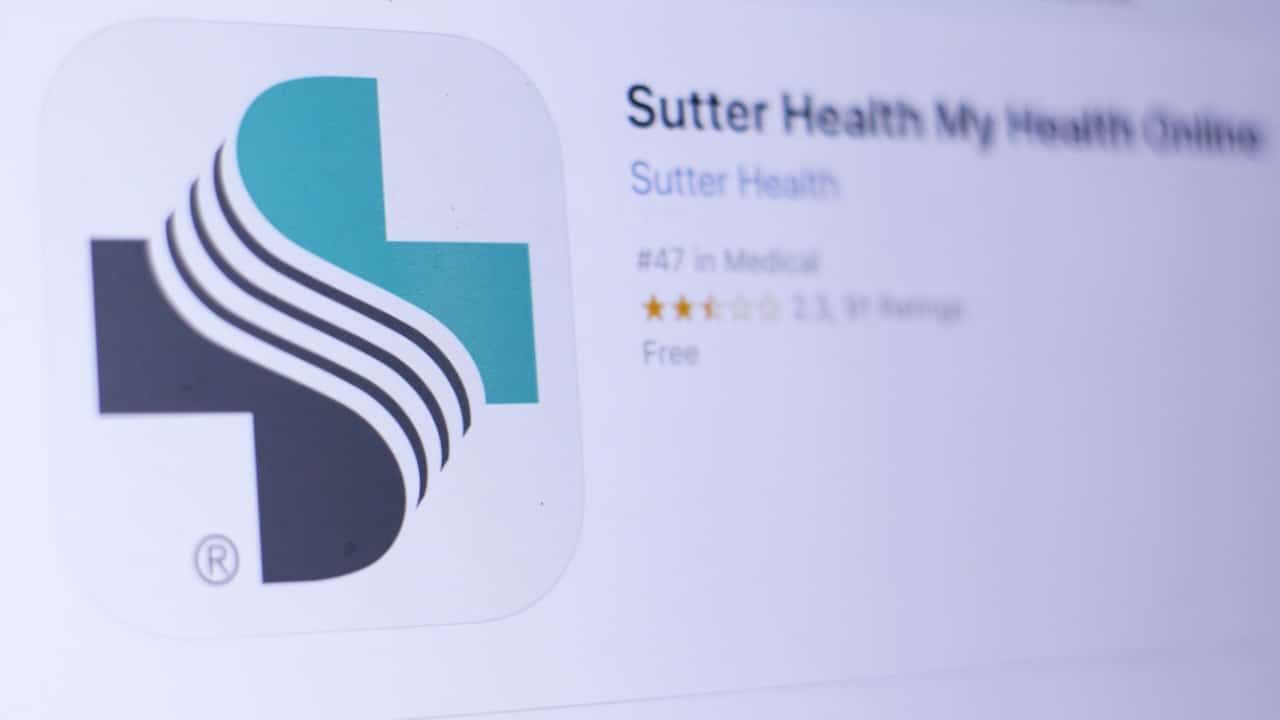 Sutter Health My Health Online app in play store