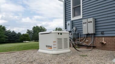 Generac generator has been professionally serviced and is ready to supply your home with power during a grid outage