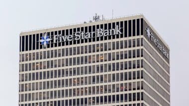 Five Star Bank sign on the building