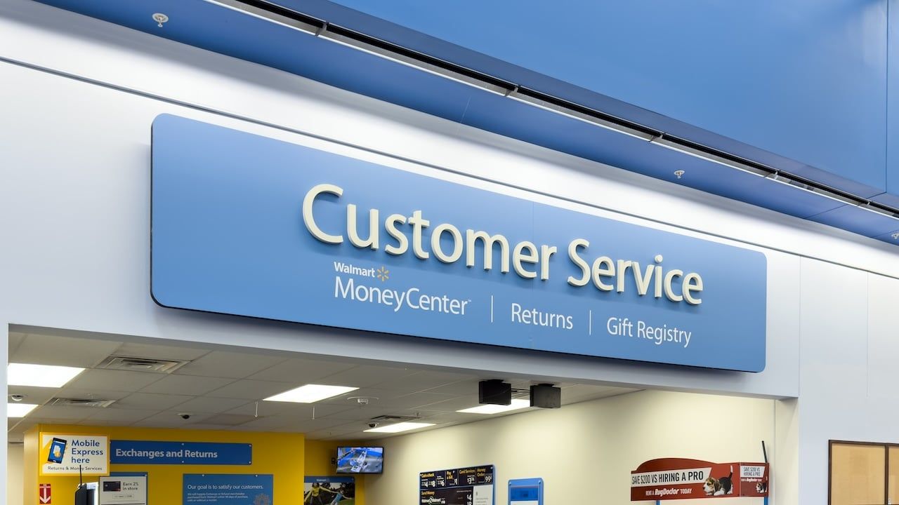 Walmart customer service Money center