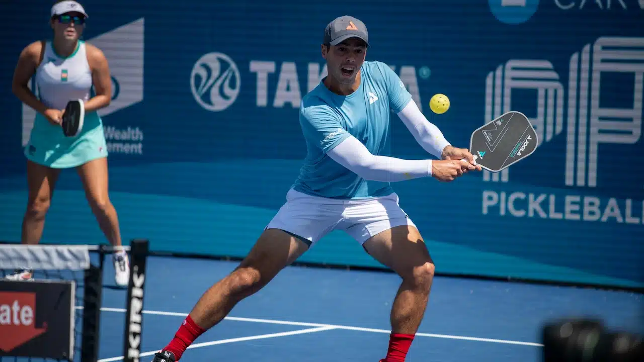 Carvana PPA Tour The Takeya Showcase Presented by Best Day Brewing Number Top ranked Men's player Ben Johns Playing en route to a mixed doubles gold medal