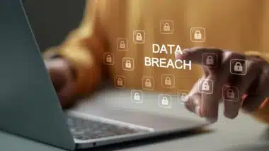 Data breach and hacker attack concept.