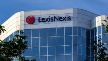 Sign of LexisNexis Canada in Toronto