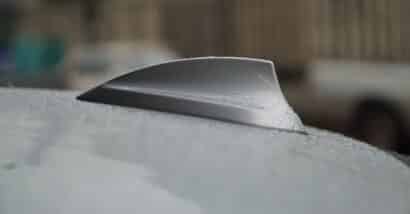 BMW radio antenna that looks like a shark fin.