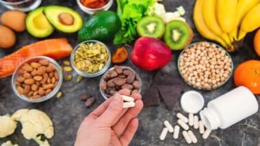Various products containing magnesium, and magnesium pills
