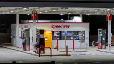 Speedway gas service station