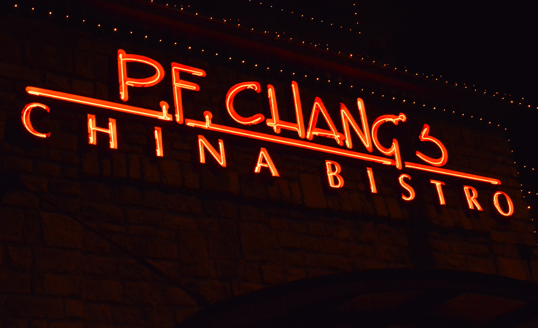 Columbus,OH/USA P.F. Chang's, out side sign.