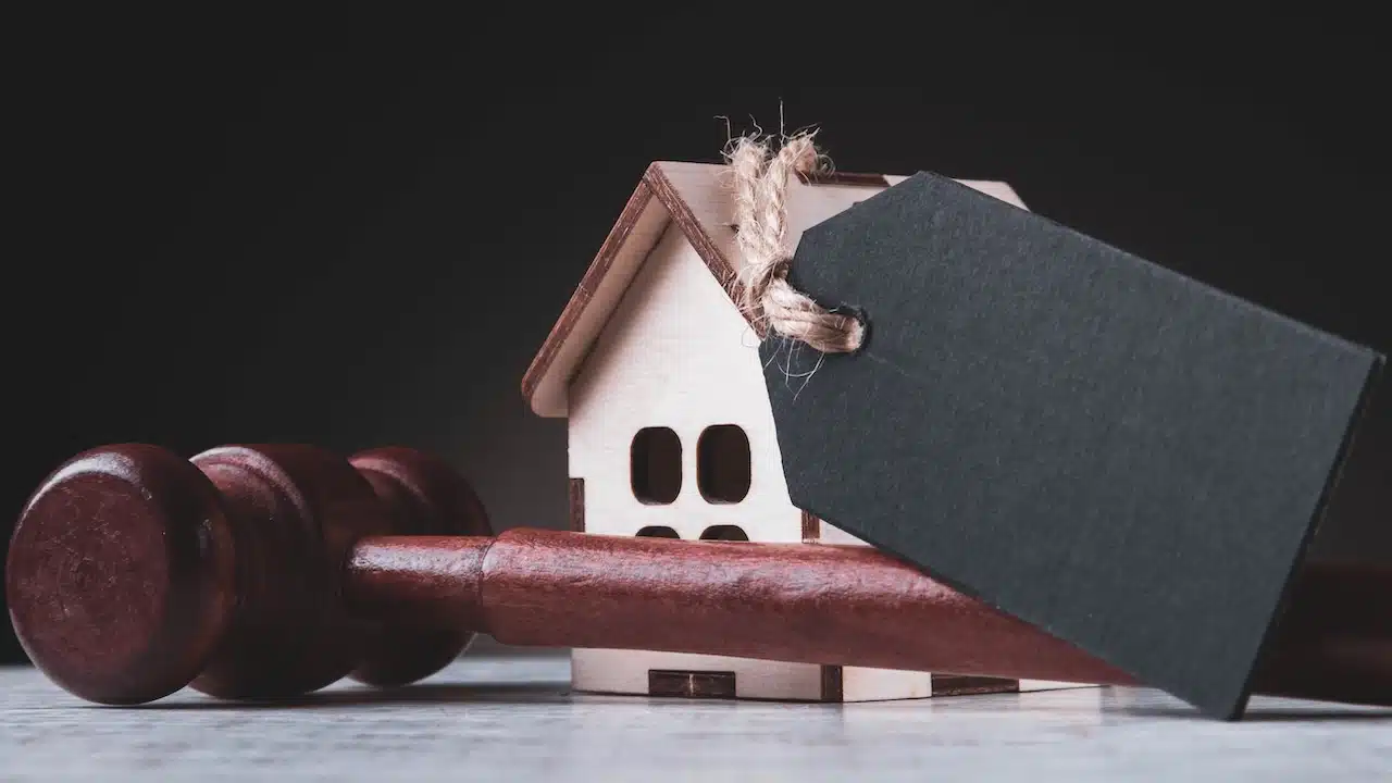 The house was sold in auction.