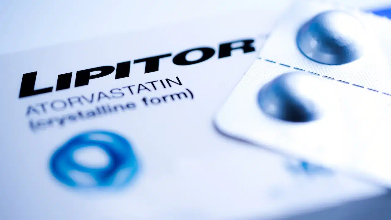 Lipitor, Lipid lowering drug, reduce LDL (low density lipoprotein)