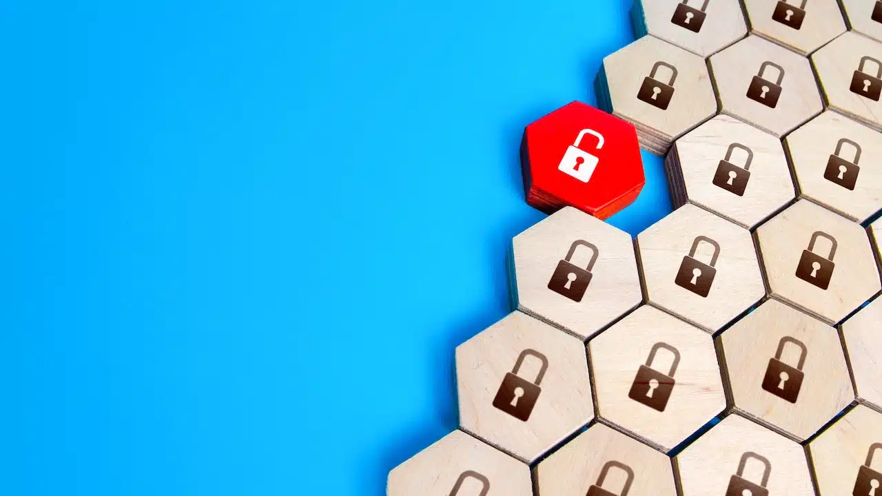 Hacking a system component. Security breach, unauthorized access, threat to system integrity. Corporate data leakage.