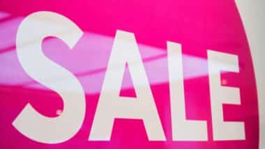 Sale sign
