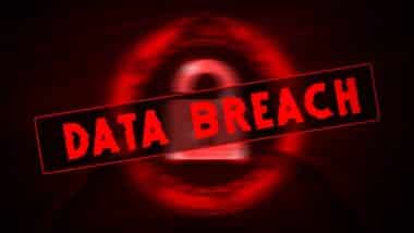 Data Breach and Security Threats Concept Background in Red Alarming Color. Modern time Data security problems backdrop