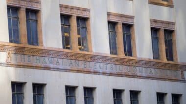 the abandoned Hawaiian Electric Building on Richards Street.