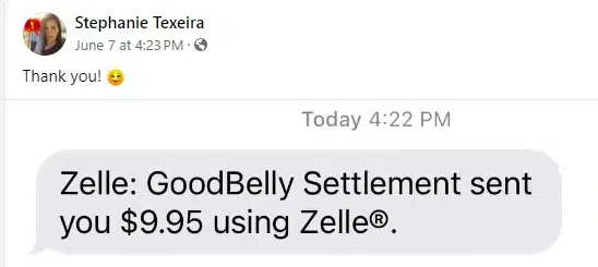 GoodBellyFB6-7-24 checks in the mail