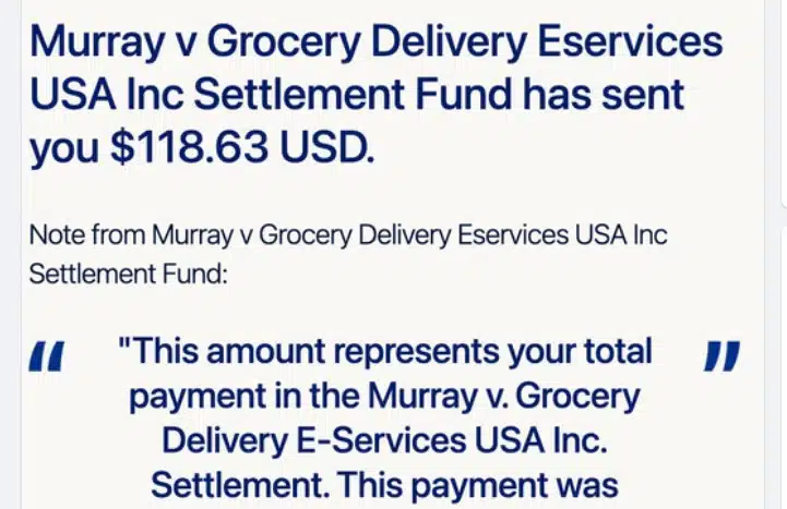 HelloFreshTCPAFB5-30-24 checks in the mail