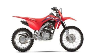 Product photo of recalled Honda off-road motorcycle, representing the Honda motorcycle recall.