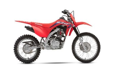 Product photo of recalled Honda off-road motorcycle, representing the Honda motorcycle recall.