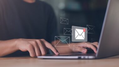 Email marketing and newsletter concept